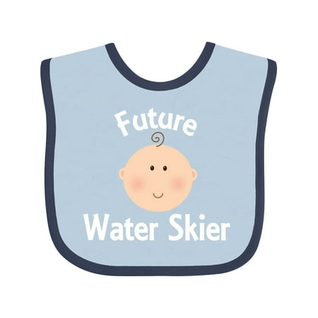 Inktastic Future Water Skier Gift Baby Boy or Baby Girl Bib