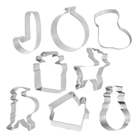 Widealiff 2Pcs SD001 14Pcs Christmas Biscuit Slicer Mold Stainless Steel Baking Fondant Cake Mould for Xmas Party
Widealiff 2Pcs SD001 14Pcs Christmas Biscuit Slicer Mold Stainless Steel Baking Fondant Cake Mould for Xmas Party