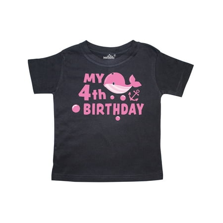 Inktastic Nautical My 4th Birthday with Pink Whale Gift Toddler Boy or Toddler Girl T-Shirt
Inktastic Nautical My 4th Birthday with Pink Whale Gift Toddler Boy or Toddler Girl T-Shirt