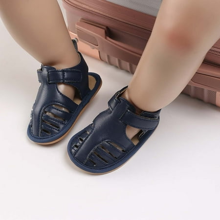 Cethrio Toddler Sandals for Boys Anti-slip Soft Bottom Cute Casual Blue Sandals Size 12-15 Months
Cethrio Toddler Sandals for Boys Anti-slip Soft Bottom Cute Casual Blue Sandals Size 12-15 Months