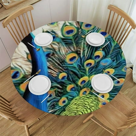 Sheronv Peacock Feathers Round Table Cover Stain Resistant Washable Indoor Outdoor Tablecloth Kitchen Dining Wedding Parties Polyester Full Width Single-Sided Printing Outdoor Fitted 31 -35
Sheronv Peacock Feathers Round Table Cover Stain Resistant Washable Indoor Outdoor Tablecloth Kitchen Dining Wedding Parties Polyester Full Width Single-Sided Printing Outdoor Fitted 31 -35
