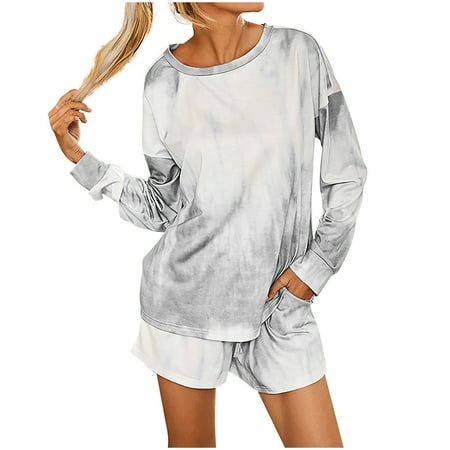 Summer Savings Clearance 2023! Tom203s3067 Women s Tie Dye T Shirt Crew Neck Long Sleeve Shorts Pajamas Long Sleeve Top Short Sleeve Suit Two Piece Set
Summer Savings Clearance 2023! Tom203s3067 Women s Tie Dye T Shirt Crew Neck Long Sleeve Shorts Pajamas Long Sleeve Top Short Sleeve Suit Two Piece Set