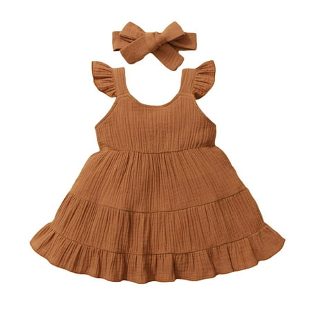 QIPOPIQ Toddler Girls Casual Dresses Clearance Summer Girls Children s Clothing Sleeveless Dress Bow Headband Three-piece Set
QIPOPIQ Toddler Girls Casual Dresses Clearance Summer Girls Children s Clothing Sleeveless Dress Bow Headband Three-piece Set