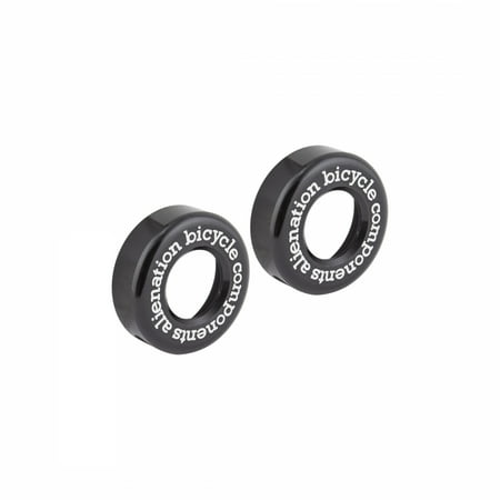 Alienation Stooges Bar End Caps Black Secured With M4 Set Screws