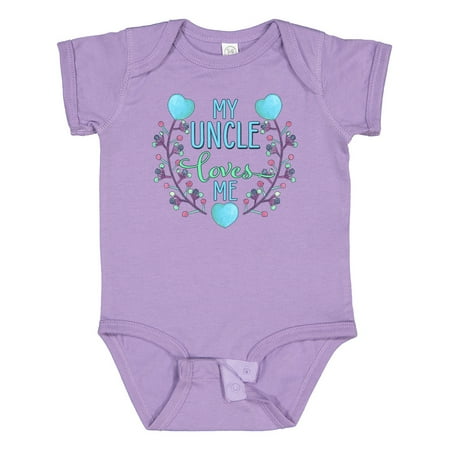 Inktastic My Uncle Loves Me with Flowers and Hearts Gift Baby Boy or Baby Girl Bodysuit
Inktastic My Uncle Loves Me with Flowers and Hearts Gift Baby Boy or Baby Girl Bodysuit