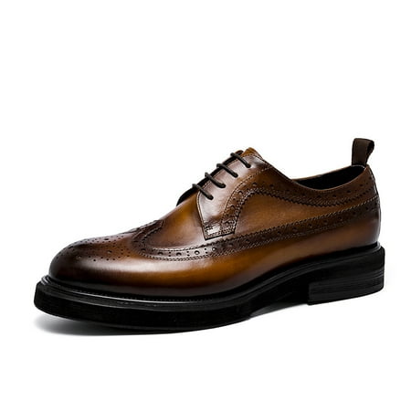 Men‘s Vintage Genuine Leather Wing-tip Brogue Formal Dress Shoes Valentine‘s Day Gift
Men‘s Vintage Genuine Leather Wing-tip Brogue Formal Dress Shoes Valentine‘s Day Gift