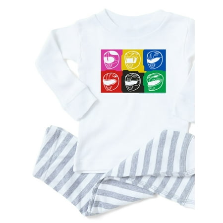CafePress - Power Rangers Helmets - Toddler Long Sleeve Pajama set