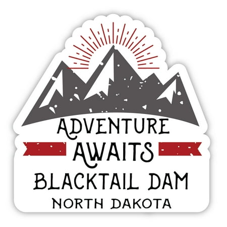 Blacktail Dam North Dakota Souvenir 4-Inch Magnet Adventure Awaits Design