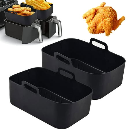 Air Fryer Silicone Pot Silicone Air Fryer Basket Heat Resistant Square Replacement Basket Grill Pan Multifunctional Easy Cleaning Air Fryer Oven Accessories BPA Free for Kitchen
Air Fryer Silicone Pot Silicone Air Fryer Basket Heat Resistant Square Replacement Basket Grill Pan Multifunctional Easy Cleaning Air Fryer Oven Accessories BPA Free for Kitchen