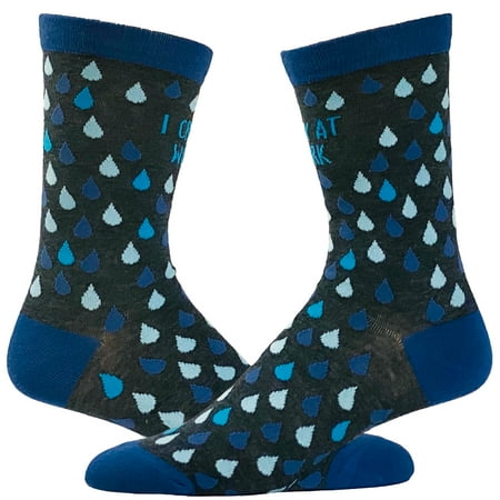 Women s I Cry At Work Socks Funny Emotional Office Humor Novelty Footwear