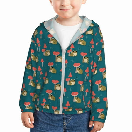 Zeuib Frog and Mushrooms Print Girls & Boys Sun Protection Hoodie with UPF 50+ Children’s Quick-Dry Jacket Perfect for Outdoor Activities-2 Years
Zeuib Frog and Mushrooms Print Girls & Boys Sun Protection Hoodie with UPF 50+ Children’s Quick-Dry Jacket Perfect for Outdoor Activities-2 Years