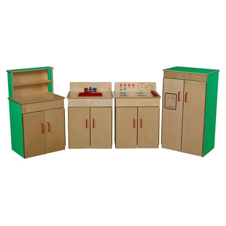 Wood Designs Classic 4 Piece Play Kitchen Set