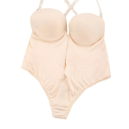 Women Deep V Bodysuit Lingerie Delicate Soft And Good In Stretch For Wear All Day Long L Skin Color
Women Deep V Bodysuit Lingerie Delicate Soft And Good In Stretch For Wear All Day Long L Skin Color
