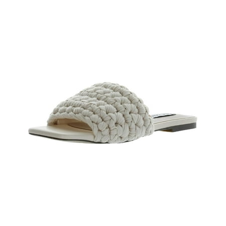 Steve Madden Maldeve Women s Woven Faux Leather Slide Sandals