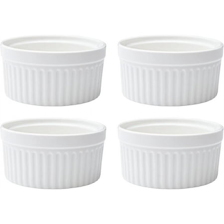 White Ramekin Set Of 4 Fine Porcelain Ramekins Stackable 4 Inch Bowls 7 Ounce Dips Dish Dishwasher Safe
White Ramekin Set Of 4 Fine Porcelain Ramekins Stackable 4 Inch Bowls 7 Ounce Dips Dish Dishwasher Safe