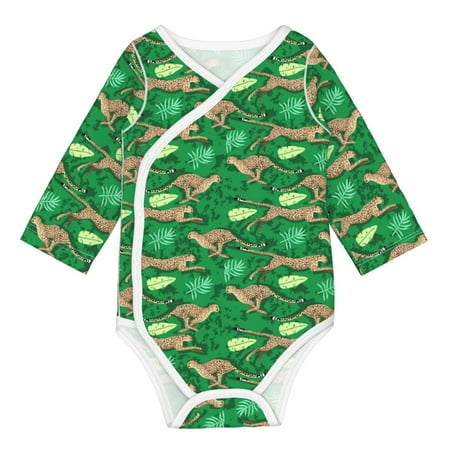 Matuu Leopard Print for Baby Long-Sleeve Bodysuit Soft Cotton Comfortable and Breathable Perfect for Newborns and Infants
Matuu Leopard Print for Baby Long-Sleeve Bodysuit Soft Cotton Comfortable and Breathable Perfect for Newborns and Infants