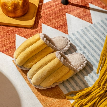 Women s Slippers Vertical Shoes Style Warm Color Couple Solid Cotton Plush Home Stripes Women s Slipper Yellow 6.5
Women s Slippers Vertical Shoes Style Warm Color Couple Solid Cotton Plush Home Stripes Women s Slipper Yellow 6.5