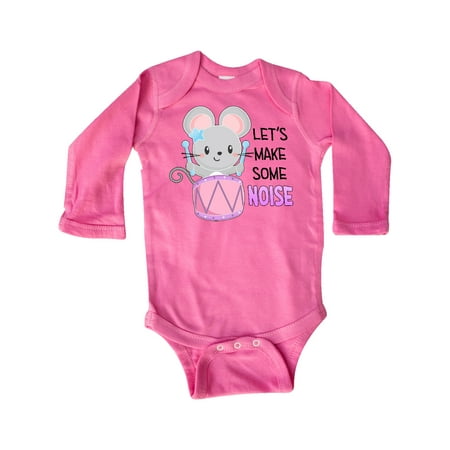 Inktastic Let s Make Some Noise Cute Mouse Drummer Gift Baby Boy or Baby Girl Long Sleeve Bodysuit
Inktastic Let s Make Some Noise Cute Mouse Drummer Gift Baby Boy or Baby Girl Long Sleeve Bodysuit