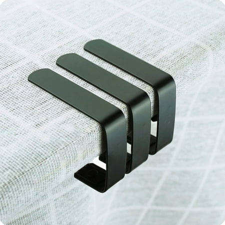 QIFEI 2Pcs Outdoor Tablecloth Clips Stainless Steel Table Cover Clamps for 1 Inch Thick Tables Flexible Stainless Steel Picnic Table Cloth Clips Holders Black
QIFEI 2Pcs Outdoor Tablecloth Clips Stainless Steel Table Cover Clamps for 1 Inch Thick Tables Flexible Stainless Steel Picnic Table Cloth Clips Holders Black