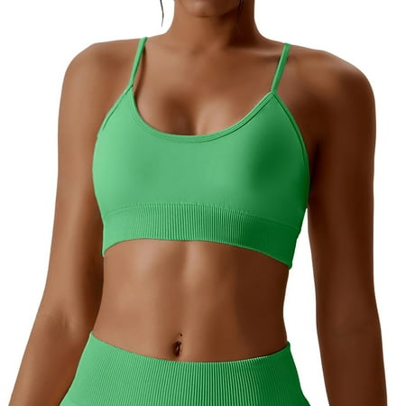 SEARCHI Women Sports Bra Removable Soft Cups Padded Bra High Strength Shockproof Running Anti-Drop Yoga Vest Girls Gym Running Fitness Bras
SEARCHI Women Sports Bra Removable Soft Cups Padded Bra High Strength Shockproof Running Anti-Drop Yoga Vest Girls Gym Running Fitness Bras