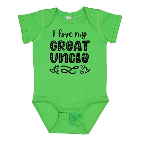 Inktastic I Love My Great Uncle with Hearts Gift Baby Boy or Baby Girl Bodysuit
Inktastic I Love My Great Uncle with Hearts Gift Baby Boy or Baby Girl Bodysuit