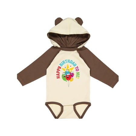 Inktastic Happy Birthday To Me Gift Baby Boy or Baby Girl Long Sleeve Bodysuit