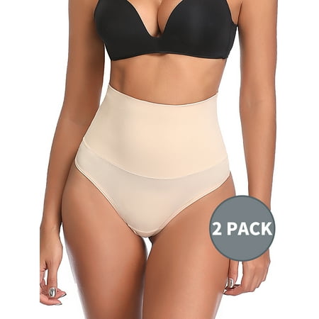 Joyshaper 2 Pack Women Tummy Control Shapewear High Waist Thong Underwear Slimming Body Shaper Panty
Joyshaper 2 Pack Women Tummy Control Shapewear High Waist Thong Underwear Slimming Body Shaper Panty