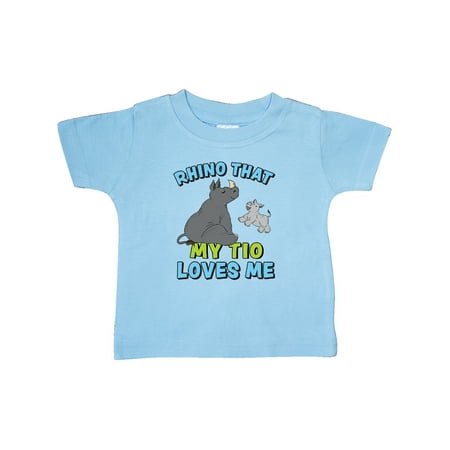Inktastic Rhino That My Tio Loves Me with Cute Rhinos Gift Baby Boy or Baby Girl T-Shirt
Inktastic Rhino That My Tio Loves Me with Cute Rhinos Gift Baby Boy or Baby Girl T-Shirt