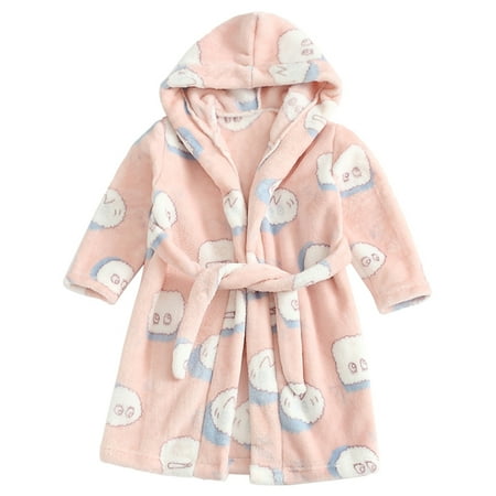Winter new flannel children s pajamas for men and women and Children s bathrobe autumn