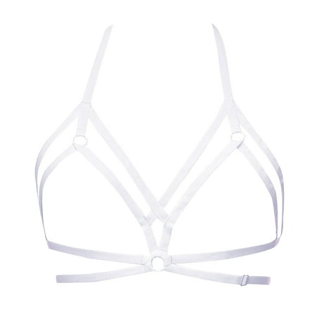 nsendm Corset plus Size Women Lingerie Overseas Christmas Underwear Black Strap Bra Street Photography plus Size Lingerie Underwear White One Size