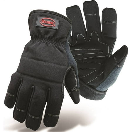 Glove Black Utility Padded Med