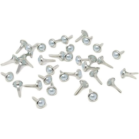 100 Blue Pearl Brads For Crafts & Scrapbooking Round Light Blue Pearl Brads 8mm
100 Blue Pearl Brads For Crafts & Scrapbooking Round Light Blue Pearl Brads 8mm