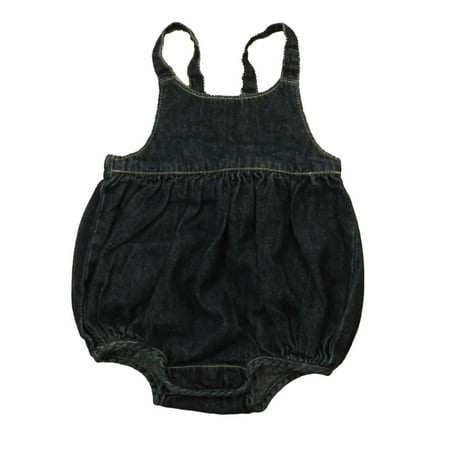 Pre-owned Gap Girls Blue Romper size: 6-12 Months
