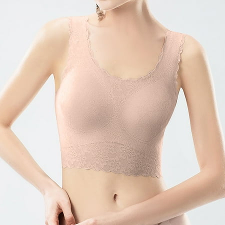 XIAOFFENN Bras For Women No Underwire Wireless Bra For Women Without Steel Rings Comfort Vest Plus Size Lingerie Underwire Nursing Bras Everyday Wear Exercise and Offers Back Support Beige L
XIAOFFENN Bras For Women No Underwire Wireless Bra For Women Without Steel Rings Comfort Vest Plus Size Lingerie Underwire Nursing Bras Everyday Wear Exercise and Offers Back Support Beige L