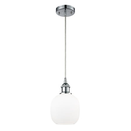 Innovations Lighting 516-1P Belfast Belfast 6 Wide Mini Pendant - White