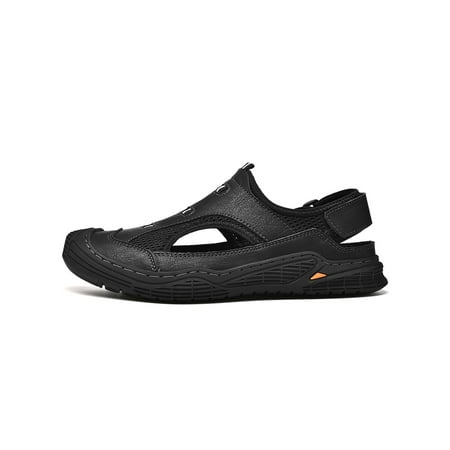 Daeful Mens Beach Sandals Summer Flats Closed Toe Casual Shoes Men Adjustable Back Strap Comfort Mesh Sneakers Black 9
Daeful Mens Beach Sandals Summer Flats Closed Toe Casual Shoes Men Adjustable Back Strap Comfort Mesh Sneakers Black 9