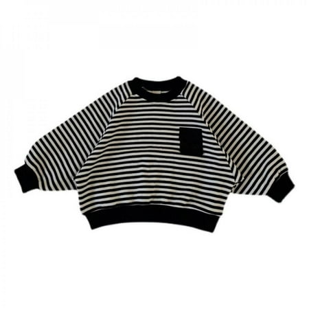 Clearance Sale Autumn Spring Children Cotton Pullover tops White Black Striped Sweatshirt for Kids Toddler Baby Boys Streetwear
Clearance Sale Autumn Spring Children Cotton Pullover tops White Black Striped Sweatshirt for Kids Toddler Baby Boys Streetwear