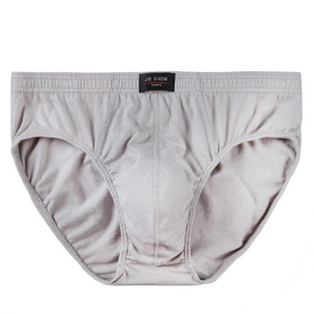 Male Mid-Rise Briefs Men s Cotton Underwear Cotton Underpants for House Homewear