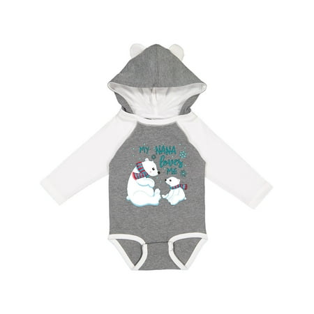 Inktastic My Nana Loves Me- cute polar bears Gift Baby Boy or Baby Girl Long Sleeve Bodysuit
Inktastic My Nana Loves Me- cute polar bears Gift Baby Boy or Baby Girl Long Sleeve Bodysuit