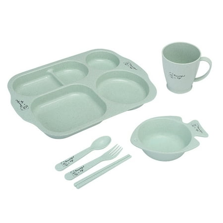 Mightlink 1 Set Kids Tableware Set Drop Resistant Anti-hot Bowl Spoon Fork Baby Six-piece Cutlery Set for School
Mightlink 1 Set Kids Tableware Set Drop Resistant Anti-hot Bowl Spoon Fork Baby Six-piece Cutlery Set for School