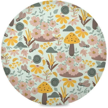 Bestwell 1 piece Mushroom Flowers Round Placemats Table Mats for Kitchen Washable Non-Slip Place Mats Heat Resistant Place Mats for Kitchen Dining Table Decoration
Bestwell 1 piece Mushroom Flowers Round Placemats Table Mats for Kitchen Washable Non-Slip Place Mats Heat Resistant Place Mats for Kitchen Dining Table Decoration