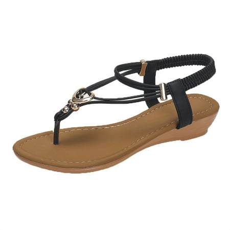 NOKIO Ladies Indoor Shoes Casual Shoes Slope With Roman Shoes Fashion Women s Summer Ankle Strap Wedge Sandals
NOKIO Ladies Indoor Shoes Casual Shoes Slope With Roman Shoes Fashion Women s Summer Ankle Strap Wedge Sandals