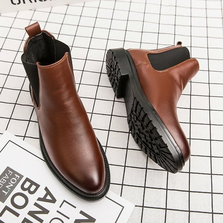 Men‘s Chelsea Boots Fashion Casual Non-Slip Slip On Shoes 
Men‘s Chelsea Boots Fashion Casual Non-Slip Slip On Shoes