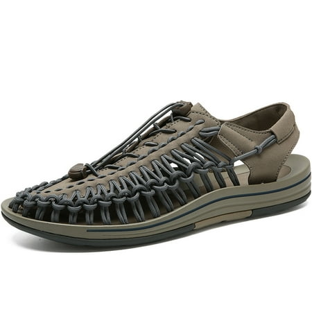 Lopise men s sandals lightweight breathable woven outdoor beach casual men s gray sandals are fashionable US size 10.5
Lopise men s sandals lightweight breathable woven outdoor beach casual men s gray sandals are fashionable US size 10.5