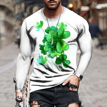 Men s 3D Four Leaf Clover Graphics Print Shirts Funny Pattern Crewneck Long Sleeve Fall Tops Unisex Daily Blouses
Men s 3D Four Leaf Clover Graphics Print Shirts Funny Pattern Crewneck Long Sleeve Fall Tops Unisex Daily Blouses