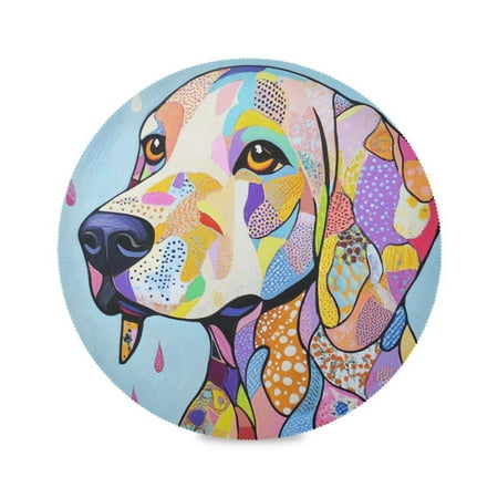 Round Plate Mat 15.4x15.4 Inchesx4 Placemat Table Mat Kitchen Mat Coffee Mat Fabric Thick Strong Wear-Resistant Heat Resistance Colorful Raindrop Dog
Round Plate Mat 15.4x15.4 Inchesx4 Placemat Table Mat Kitchen Mat Coffee Mat Fabric Thick Strong Wear-Resistant Heat Resistance Colorful Raindrop Dog
