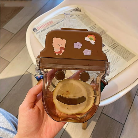 Straw Cup Cartoon Ice-cream Design Heat Insulation Water Bottle with Shoulder Strap Leak-proof Shoulder Carrying Water Container for Outdoor Children Kids
Straw Cup Cartoon Ice-cream Design Heat Insulation Water Bottle with Shoulder Strap Leak-proof Shoulder Carrying Water Container for Outdoor Children Kids