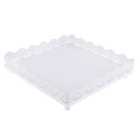 Square cake tray white iron metal cake tools high quality wedding table decoration bakeware Kitchen Dining M
Square cake tray white iron metal cake tools high quality wedding table decoration bakeware Kitchen Dining M