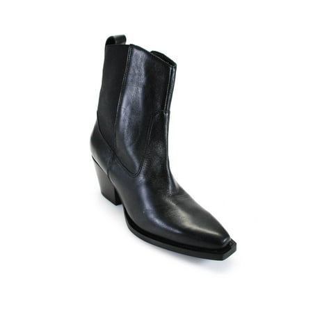 Everlane Womens Leather Almond Toe Block Heel 2.25 in Pull On Closure Mid Calf