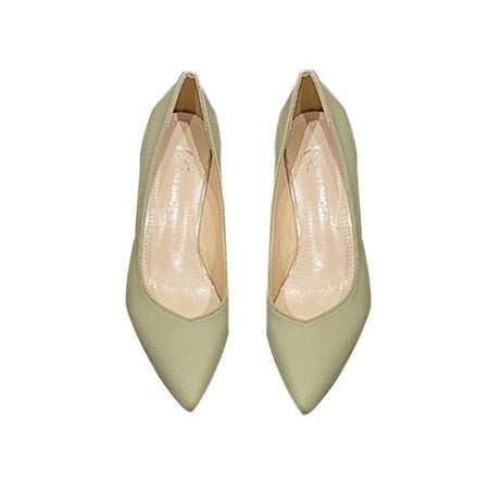 Avamo Women Lightweight Pumps Pointed Toe Dress Shoes Party Comfort Mid Heel Green 4
Avamo Women Lightweight Pumps Pointed Toe Dress Shoes Party Comfort Mid Heel Green 4